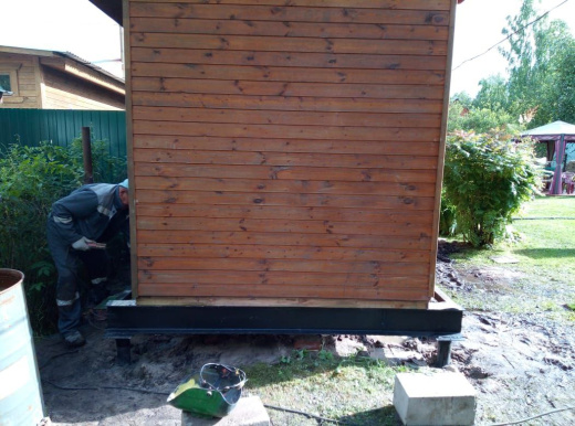 Фундамент на винтовых сваях 10x10м